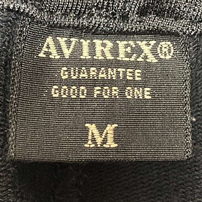 AVIREX アヴィレックス 6126103 サイドライン トラックパンツ ブラック sizeM 瑞穂店