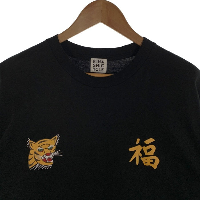 KINASHI CYCLE 木梨サイクル スーベニアTシャツ ブラック 祖師ヶ谷大蔵 ベトジャンデザイン Size XL 福生店