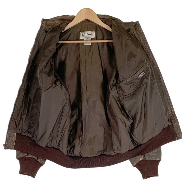 L.L Bean エルエルビーン A-2 レザージャケット ブラウン 72824-71341 Size 42 福生店