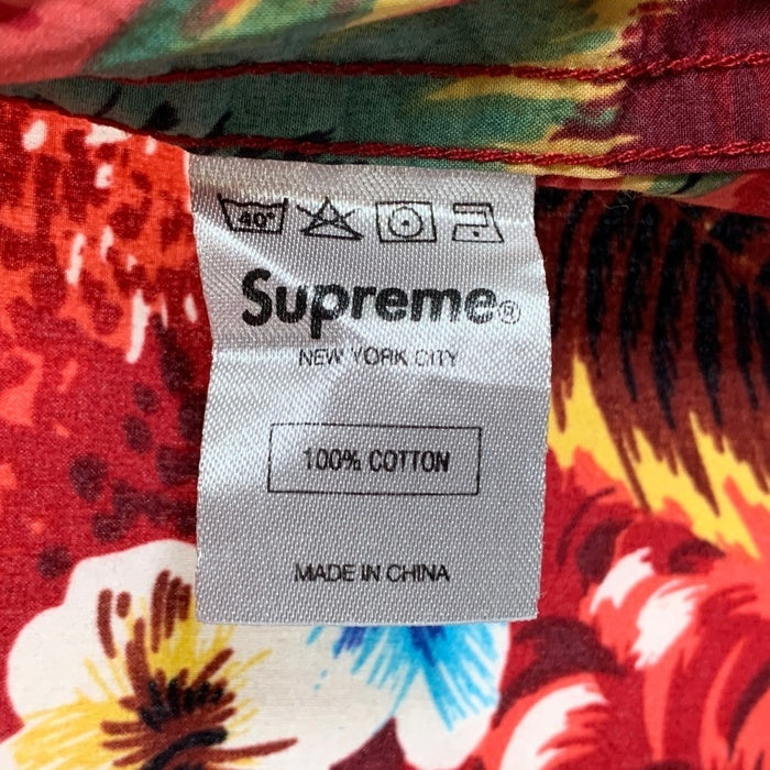 SUPREME シュプリーム 12SS Hawaian Shirt 半袖 アロハ ハワイアンシャツ レッド Size M 福生店