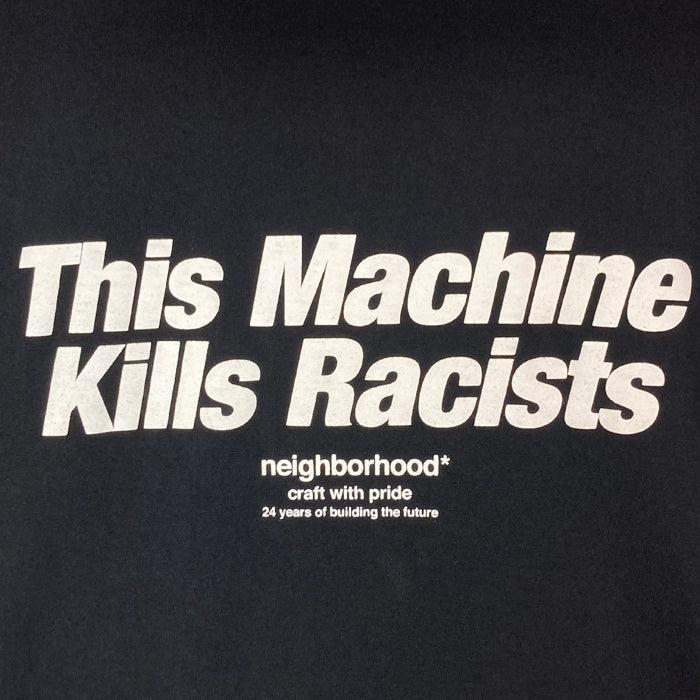 NEIGHBORHOOD ネイバーフッド 18AW RACISTS-2 Tシャツ ブラック sizeXXL 瑞穂店