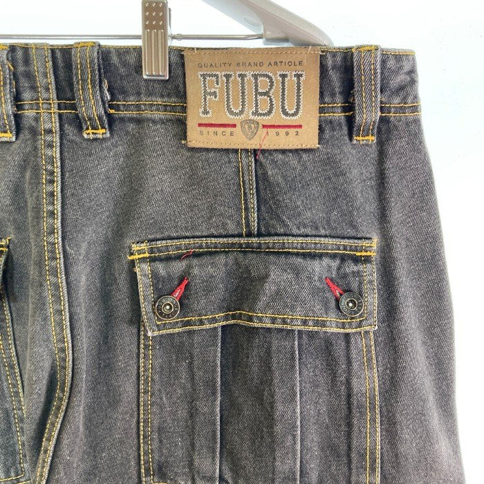 FUBU フブ デニム カーゴパンツ グレー sizeW34 瑞穂店