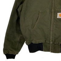 80's Carhartt カーハート ダック アクティブジャケット パーカー モスグリーン JR104 Size S 相当 福生店