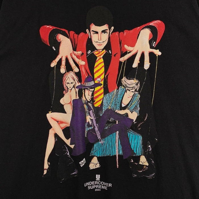 SUPREME シュプリーム 23SS UNDERCOVER アンダーカバー Lupin Tee ルパン Tシャツ ブラック Size XXL 福生店