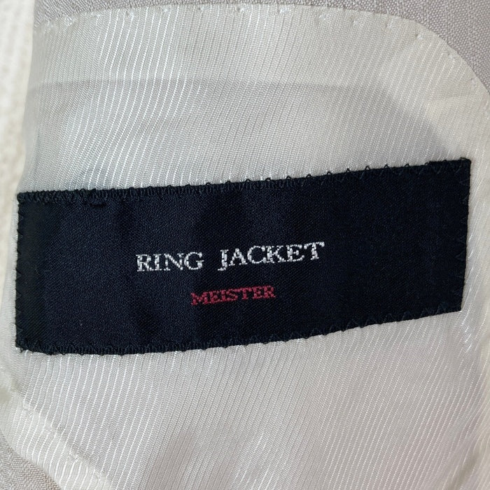 RING JACKET MEISTER リングヂャケット RT022S67G シアサッカー セットアップ ベージュ size46 瑞穂店