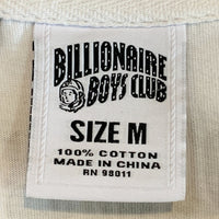 BILLIONAIRE BOYS CLUB ビリオネアボーイズクラブ オーバーサイズ プリントTシャツ ホワイト Size M 福生店