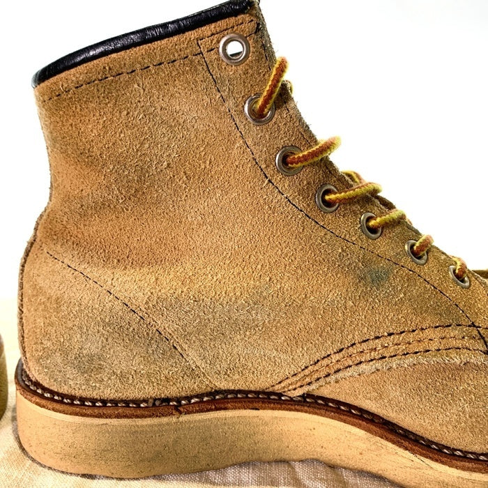 RED WING レッドウィング Irish Setter スエード アイリッシュセッター 6インチ ワークブーツ ベージュ 8173 USA製 Size 6E 24cm RED WING レッドウィング Irish Setter スエード アイリッシュセッター