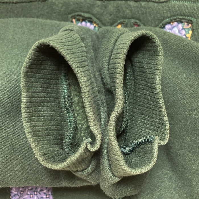 Lee リー USA製 パッチワーク スウェットトレーナー グリーン size2XL 瑞穂店