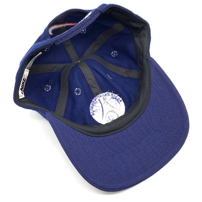 00's NIKE ナイキ PARIS SAINT・GERMAIN パリサンジェルマン ウール アクリル 6パネルキャップ ネイビー 刺繡 マジックテープ 福生店