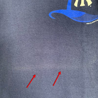 PRO PLAYER プロプレイヤー Newyork Yankees ニューヨーク ヤンキース 半袖 刺繍 Tシャツ ネイビー USA製 Size L 福生店