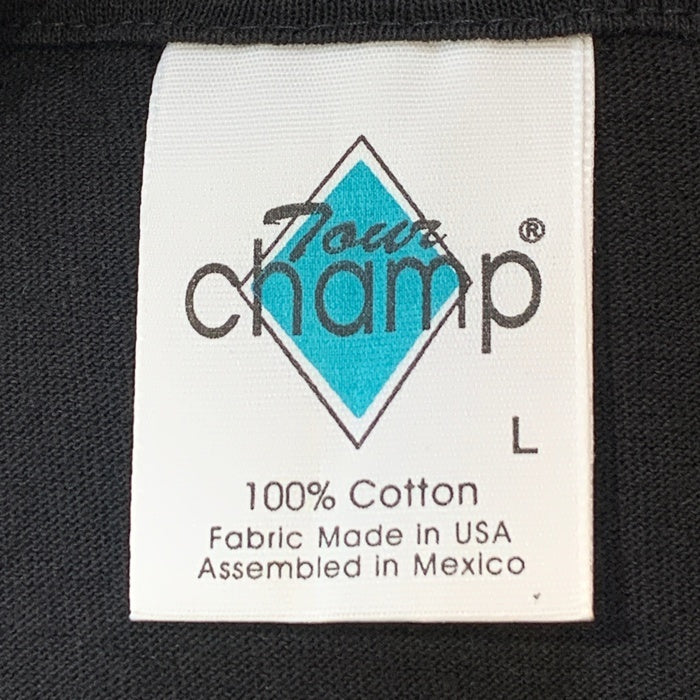 90-00's RAGE AGAINST THE MACHINE レイジアゲインストザマシーン フォトプリントTシャツ ブラック 1999コピーライト Tour Champ Size L 福生店
