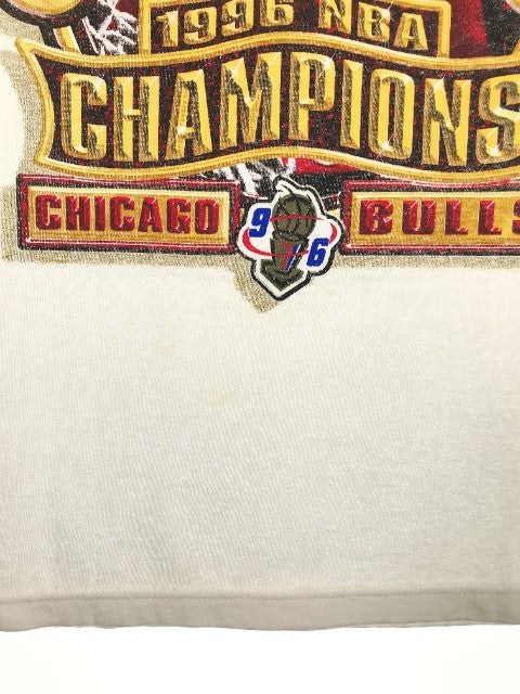 90's NBA CHICAGO BULLS シカゴブルズ 96年ファイナル ロッカールーム Tシャツ STARTER Size M 福生店