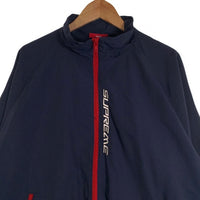 SUPREME シュプリーム Contrast Zip Track Jacket コントラスト ジップ トラックジャケット ネイビー ナイロン Size L 福生店