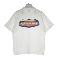 Stussy オールドステューシープリント 90s 紺タグ Tシャツ ホワイト sizeM 瑞穂店