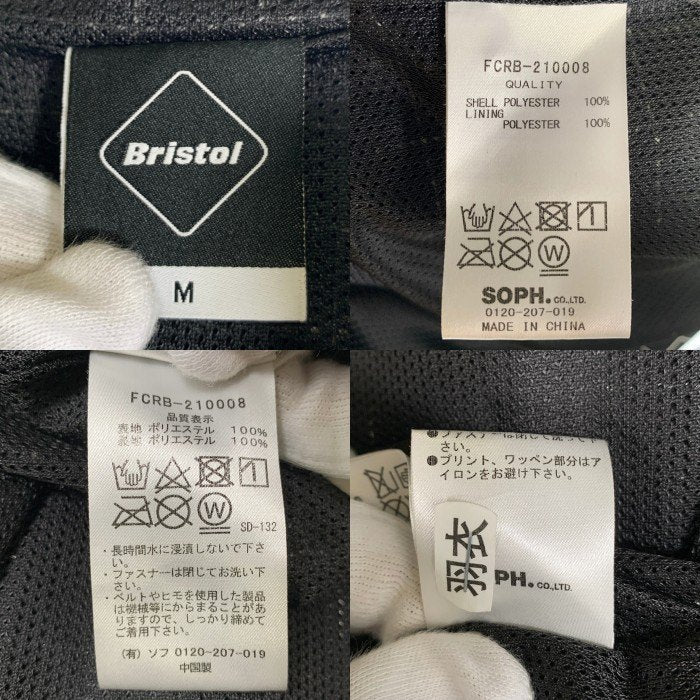 F.C.Real Bristol エフシーレアルブリストル ソフ 21SS PRACTICE JACKET プラクティスジャケット ジップアップパーカー ブラック FCRB-210008 Size M 福生店