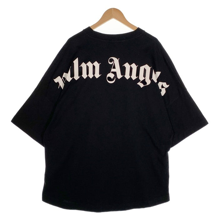 Palm Angels パームエンジェルス ネック バックロゴプリントTシャツ ブラック PMAA002R21JER001 Size XL 福生店