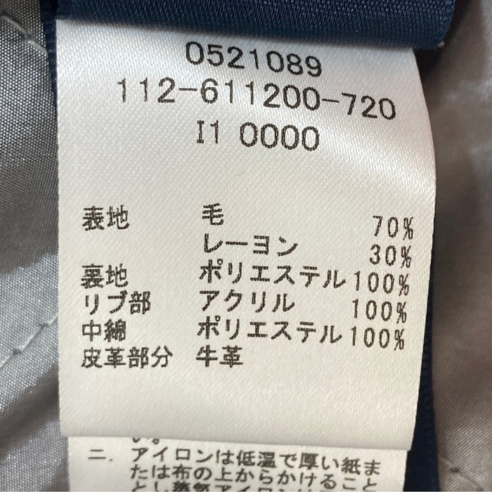 TOMMY HILFIGER トミーヒルフィガー スタジャン ウール×レザー レッド sizeS 瑞穂店