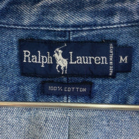 Ralph Lauren ラルフローレン ポロベアー刺繍 デニム B.D シャツ インディゴ sizeM 瑞穂店