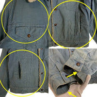 80's Levi's リーバイス コーデュロイ ボアジャケット ライトブルー USA製 Size 42 福生店