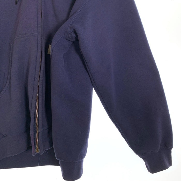 CARHARTT カーハート 裏地サーマル ジップアップ フーディー パーカー ネイビー J149 NVY Size X-Large Regular 福生店