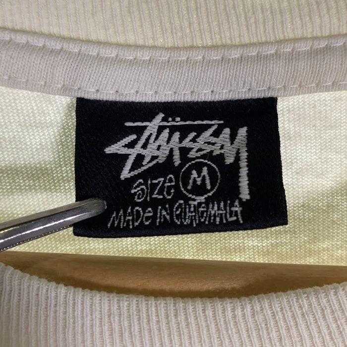 STUSSY ステューシー Angel Pigment Dyed L/S Tee エンジェル ピグメント ダイ 長袖 Tシャツ ロンT オフホワイト Size M 福生店