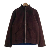 TOMMY HILFIGER トミーヒルフィガー フェイクムートン ジップアップジャケット 内フリース ブラウン Size L 福生店