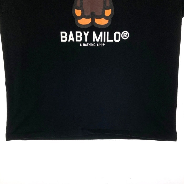 A BATHING APE アベイシングエイプ BABY MILO Tシャツ ブラック sizeL 瑞穂店