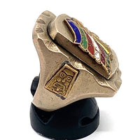 40's MEXICAN BIKER RING メキシカン バイカーリング インディアンモチーフ 合金 Size 15号 福生店