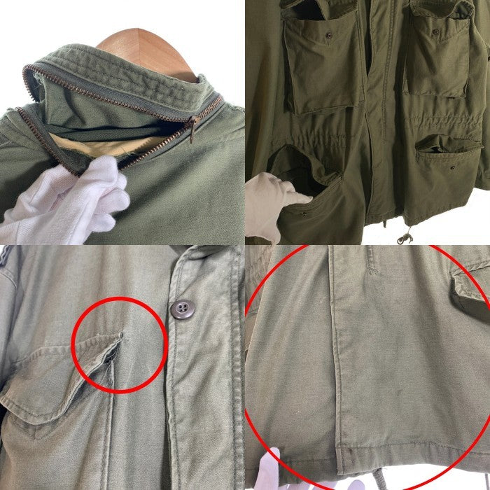 80's U.S. ARMY 米軍 M-65 FIELD JACKET フィールドジャケット オリーブ 8415-00-782-2942 DLA100 -81-C-3462 Size LARGE REGULAR 福生店