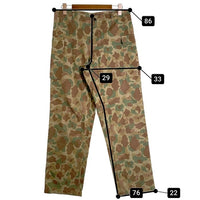 U.S.ARMY レプリカ ダックハンターカモ ミリタリーカーゴパンツ ヘリンボーン Size LL 福生店