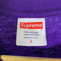 SUPREME シュプリーム 24SS Satchidananda Tee サッチダーナンダ プリントTシャツ パープル Size L 福生店
