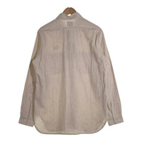 Needles ニードルズ コットン リネン ストライプシャツ アイボリー NS230 Size S 福生店