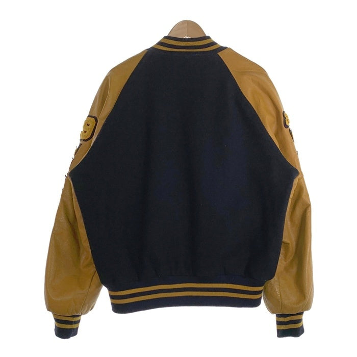 90's Holloway ホロウェイ スタジアム ジャケット スタジャン ブラック イエロー USA製 Size L 福生店