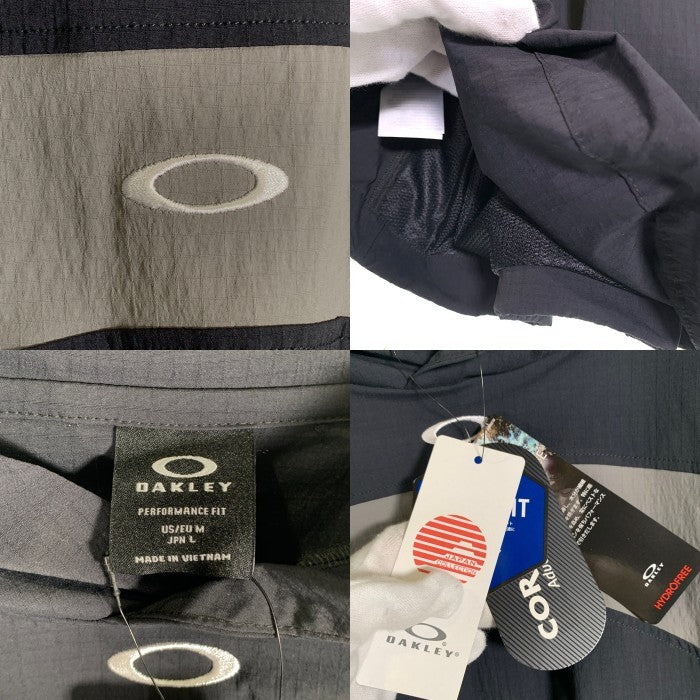 Oakley オークリー Pullover Hoodie Wide プルオーバーフーディー ワイド ウインドブレーカー ジャケット ブラック グレー FOA406949 Size M (JP L) 福生店