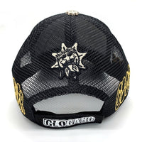 GLO GANG グローギャング Dead Sun Trucker Hat デッドサン トラッカーハット ブラック メッシュキャップ ブラック 福生店