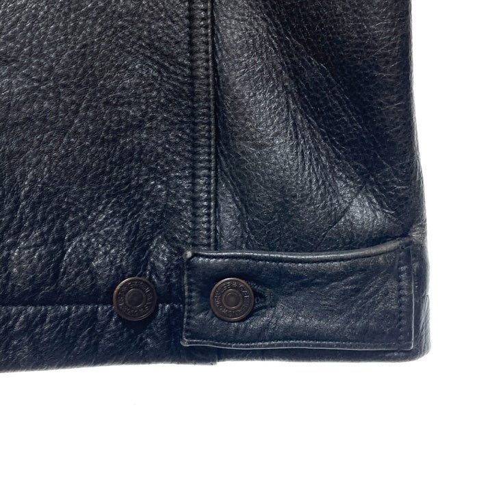 GAP ギャップ カウレザー 裏ボア コート ブラック sizeXS 瑞穂店