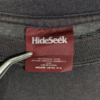 TENDERLOIN テンダーロイン Hide and Seek ハイドアンドシーク イーグルプリント 半袖 Tシャツ チャコールグレー Size M 福生店