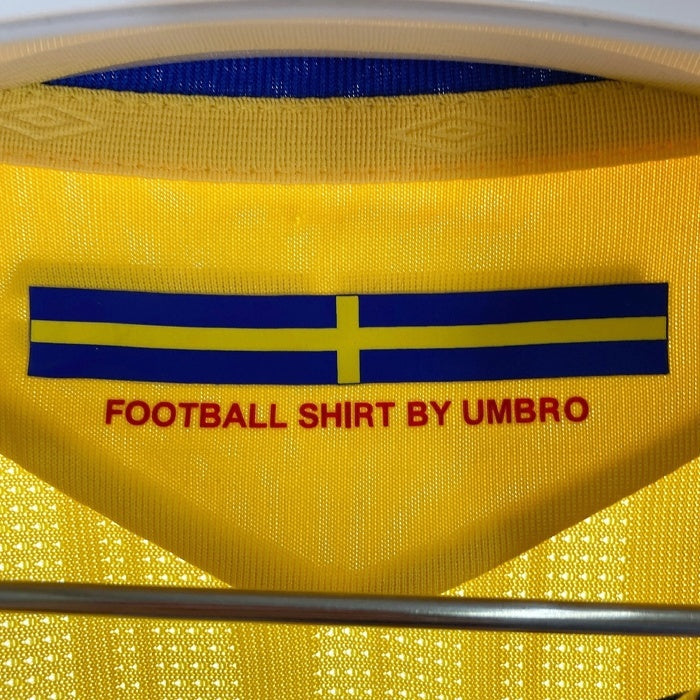 UMBRO アンブロ スウェーデン代表 EURO 2008 ホーム ユニフォーム イエロー sizeXL 瑞穂店