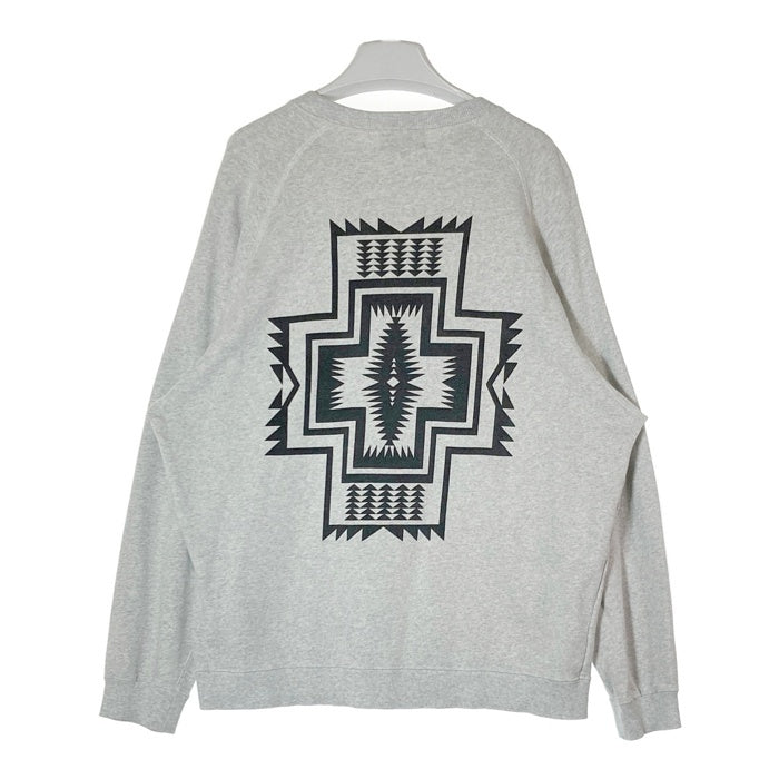 PENDLETON ペンドルトン 3475-3006 Back Print Raglan Sleeve Sweat バックプリントラグランスリーブスウェット グレー sizeL 瑞穂店