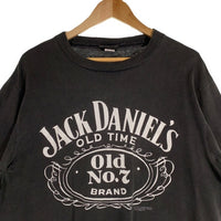 90's JACK DANIEL'S ジャックダニエル プリントTシャツ ブラック Size XL 福生店