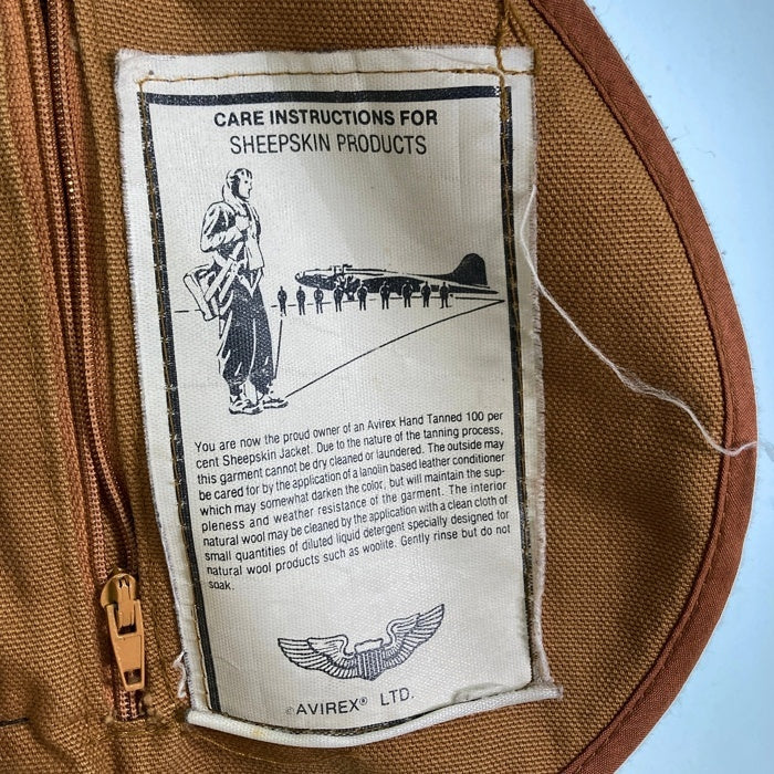 AVIREX アヴィレックス USA製 B-3 フライトジャケット ブラウン size34 瑞穂店