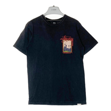 STUSSY ステューシー CALIFORNIA 1980 PALM DESERT Tシャツ ブラック sizeS 瑞穂店