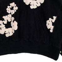 READYMADE レディメイド DENIM TEARS デニムティアーズ COTTON WREATH HOODIE コットンリースフーディ プルオーバースウェットパーカー ブラック ホワイト RE-DT-BK-00-00-08 Size L 福生店