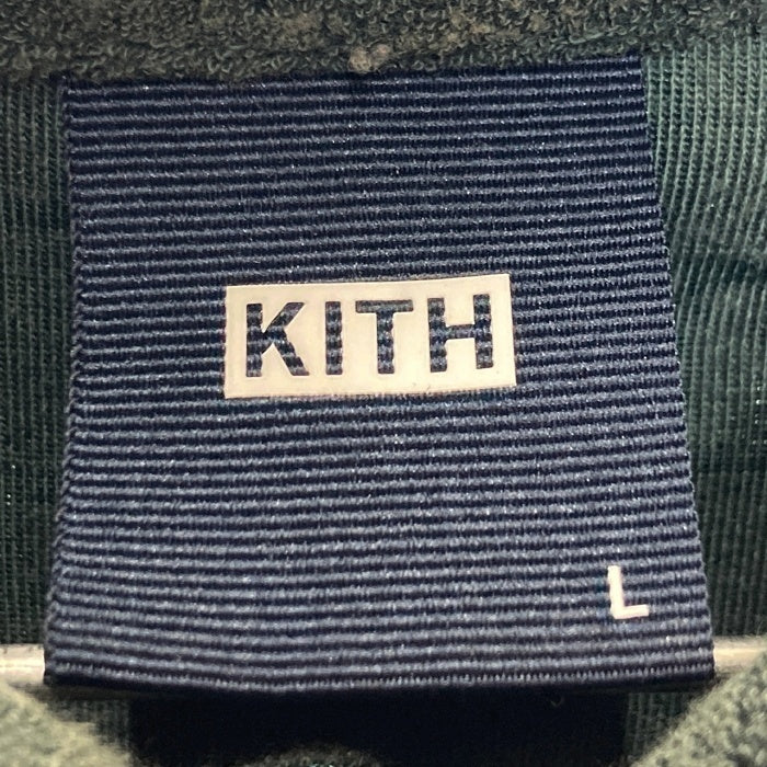 KITH キス エンボスロゴ パイル地 ポロシャツ グリーン Size L 瑞穂店