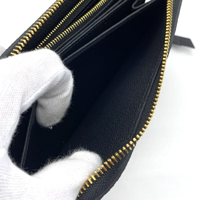LOUIS VUITTON ルイ ヴィトン モノグラム・アンプラント ジッピーウォレット 長財布 ブラック M80481 福生店
