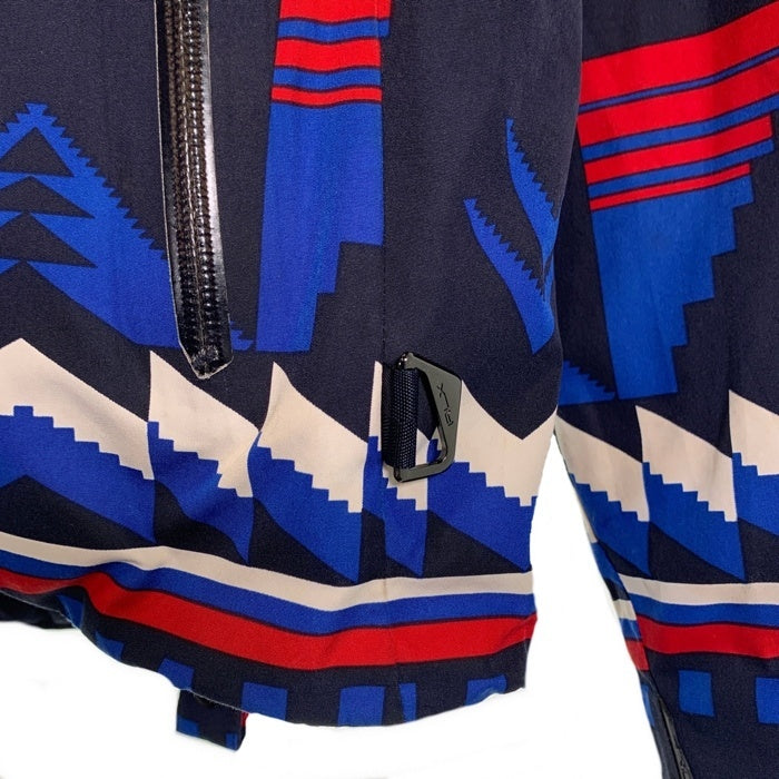 RLX RALPH LAUREN ラルフローレン ネイティブ柄 中綿 ダウンジャケット レッド ブルー ホワイト Size S 福生店