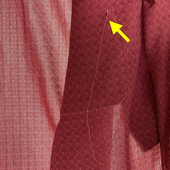 70's Sears シアーズ ヨーロピアンコレクション 開襟シャツ ボルドー ポリエステル Size M 福生店