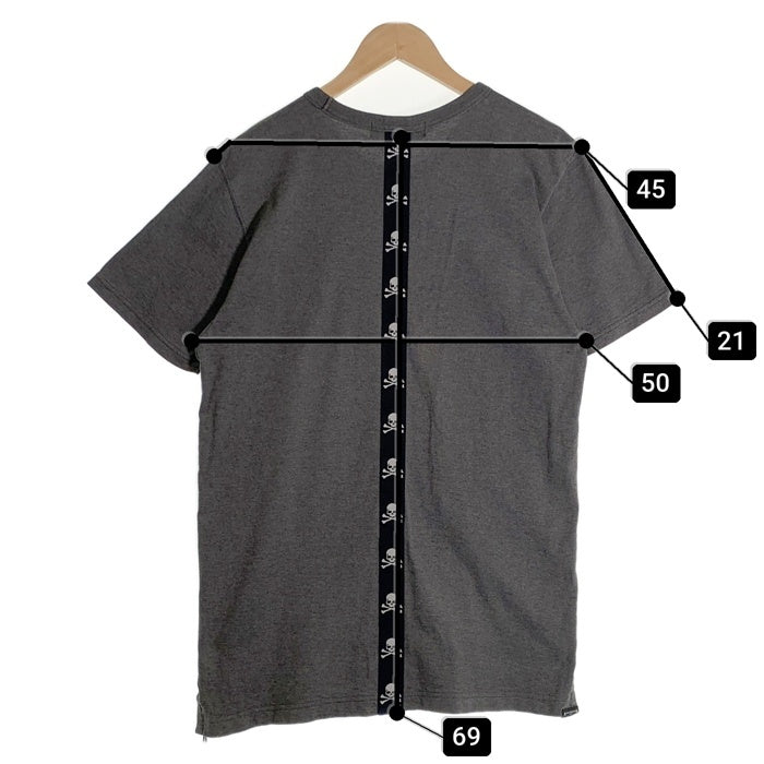 MASTERMIND WORLD マスターマインド ワールド プリントTシャツ チャコールグレー MW17P01-TS028-010 Size S 福生店