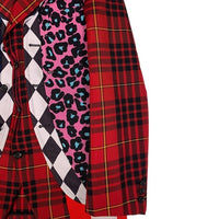 COMME des GARCONS HOMME PLUS コムデギャルソンオムプリュス ドッキング 3B テーラードジャケット マルチカラー チェック レオパード 3重 PF-J007 AD2020 Size S 福生店