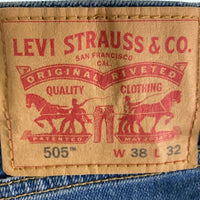 Levi's リーバイス 505 505-1430 ストレッチ デニムパンツ インディゴ sizeW38 瑞穂店